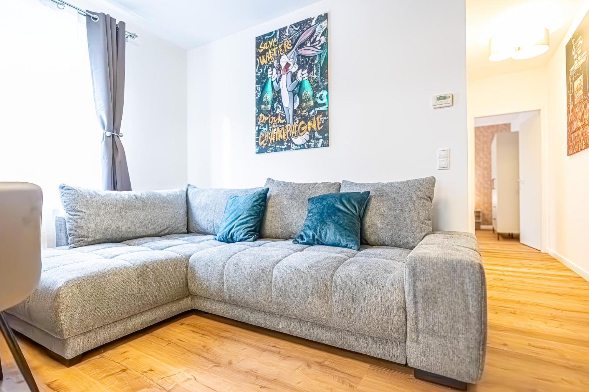 Charming 1Br And 1Lr Apt Modern Design Donaustadt Wien Exteriör bild