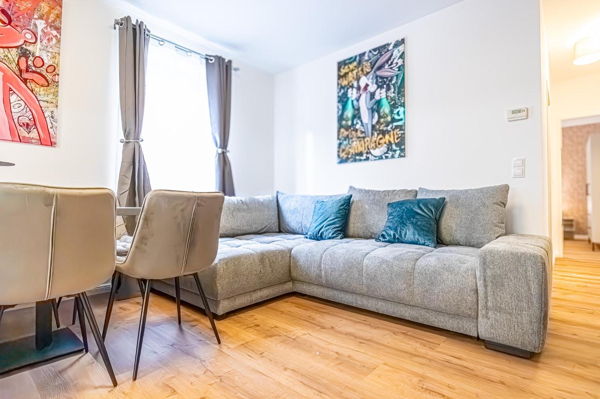 Charming 1Br And 1Lr Apt Modern Design Donaustadt Wien Exteriör bild