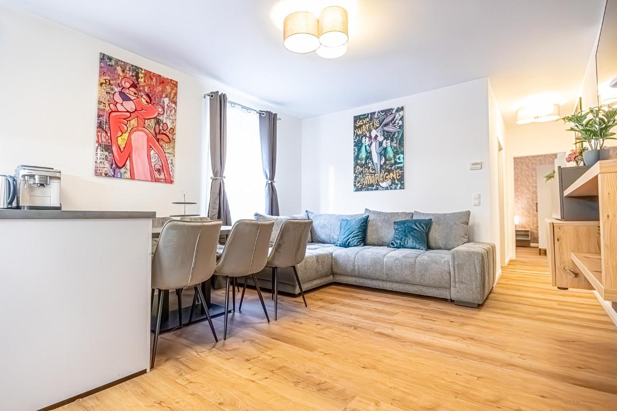 Charming 1Br And 1Lr Apt Modern Design Donaustadt Wien Exteriör bild