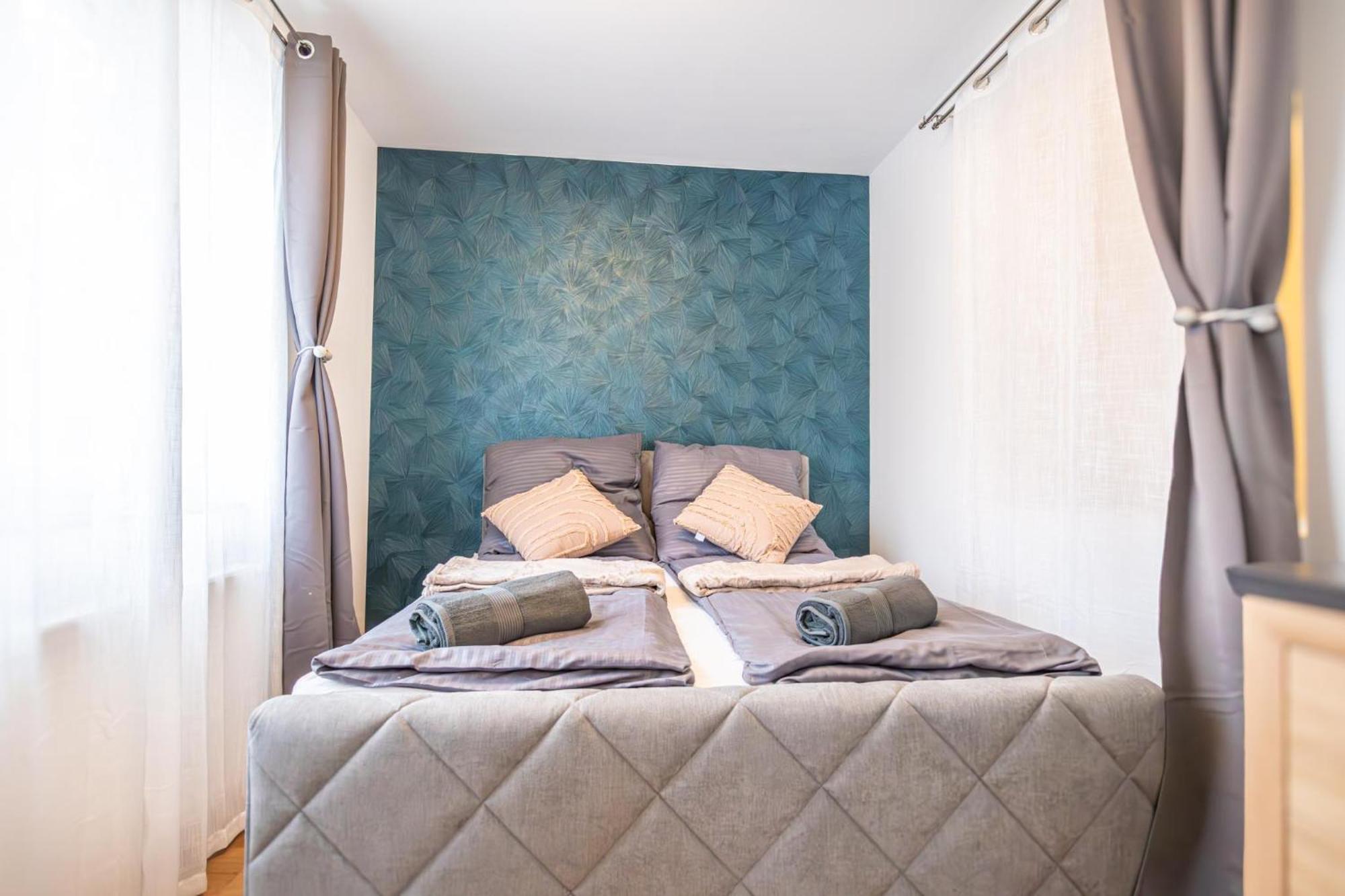 Charming 1Br And 1Lr Apt Modern Design Donaustadt Wien Exteriör bild