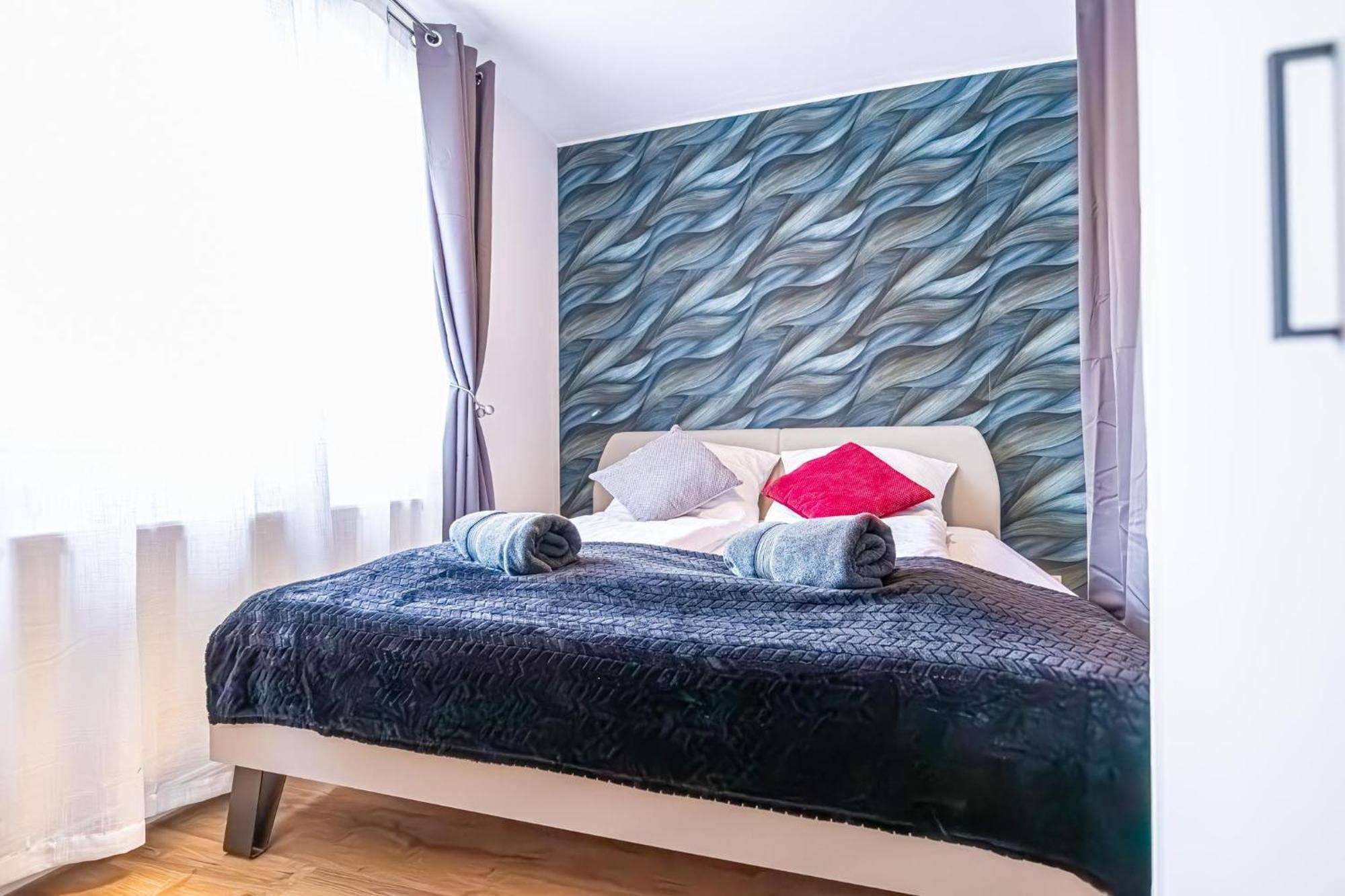 Charming 1Br And 1Lr Apt Modern Design Donaustadt Wien Exteriör bild